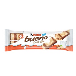 Choc Kinder Bueno White Leite E AvelÃs