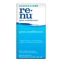 Renu Gotas Umidificant 15ml Lentes Gelat
