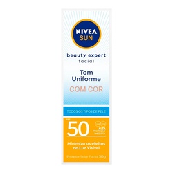 Bloq S Nivea Sun Facial Fps50 50g C Cor