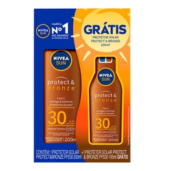 Bloq S Nivea Sun Bronze Fps 30 200ml LoÇ