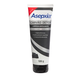 Asepxia Detox Carvao 120g Limp Esfoliant