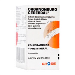 Organoneuro Cerebral 25 Drageas