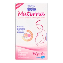 Materna 30cp Polivitaminas+poliminerais