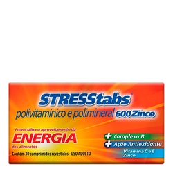 Stresstabs Zinco 600mg 30cp Polivit/poli