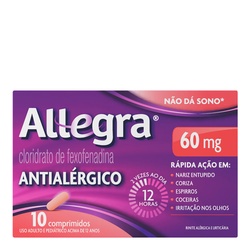 Allegra 60mg 10cpr Fexofenadina