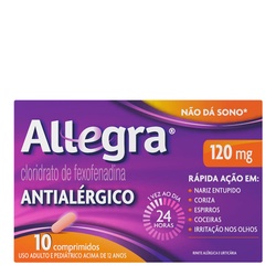 Allegra 120mg 10cp Fexofenadina