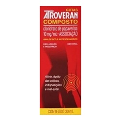 Atroveran Gotas 30ml Papaverina+associaç