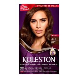 T Koleston Kit Creme 40 Castanho Medio