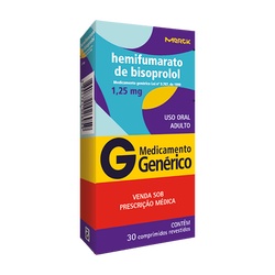 Bisoprolol 1,25mg 30cp Merck Generico