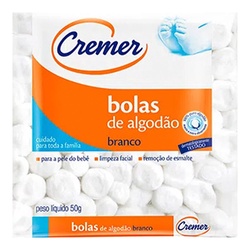 Algodao Bola 50g Branco Cremer