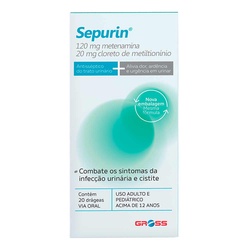 Sepurin 20cp Metenamina+cetiltioninio