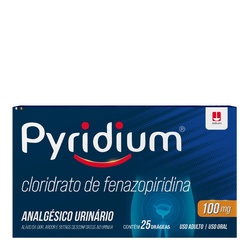 Pyridium 100mg 25 Drageas Fenazopiridina