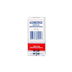 Acemedrox 10mg 5cp Medroxiprogesterona