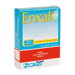 Enxak 12cp Diidroergotam+dipirona+cafein