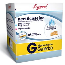 Acetilcisteina 600mg 16 Saches Legrand G
