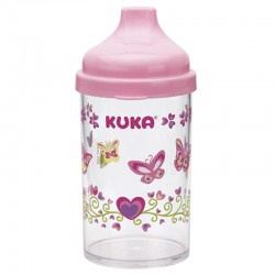 Copo Kuka Cristal Rosa/azul 200ml R:6040