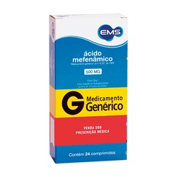 Acido Mefenamico 500mg 24cp Ems Generico