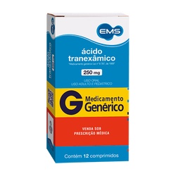 Acido Tranexamico 250mg 12cp Ems Generic