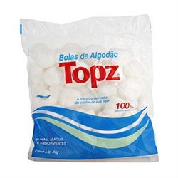 Algodao Bola 95g Branco Topz