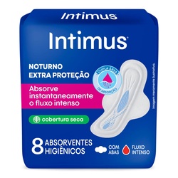 Abs Intimus Gel Noturno Com Abas Seca 8u