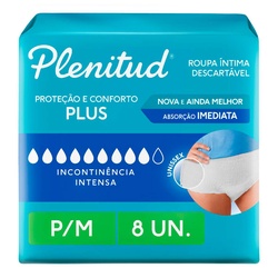 Fralda Adulto Plenitud Protect Plus 8p/m