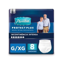 Fralda Adulto Plenitud Protect Plus 8 Gx