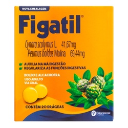Figatil 20cpr Boldo+alcachofra+feu Boi