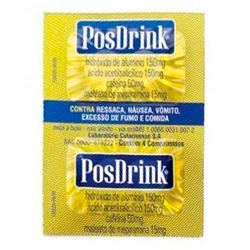 Posdrink 4 Cpr Aas+h.aluminio+caf+mepira