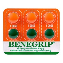 Benegrip 6cp Cartela Dipirona+clorf+cafe