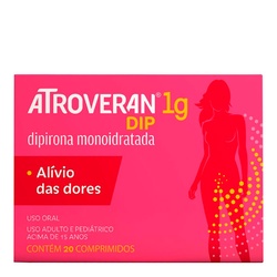 Atroveran Dip 20cp Dipirona 1000mg Simil