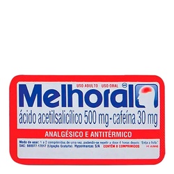 Melhoral Adulto 8cp A.a.salicilico+cafei