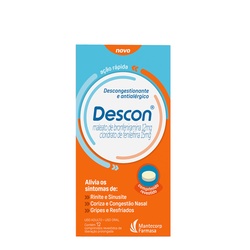 Descon 12caps Bronfeniramina+fenilefrina