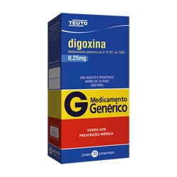 Digoxina 0,25mg 30cpr Teuto Generico