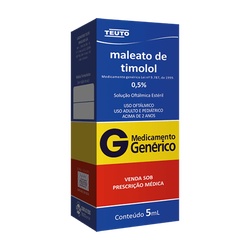 Timolol 0,5% 5ml Colirio Teuto Generico