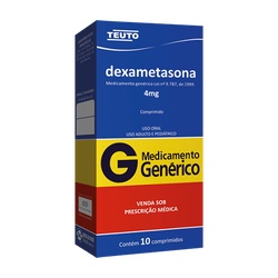 Dexametasona 4mg 10cp Teuto Generico