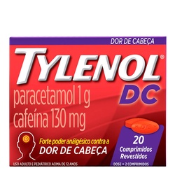 Tylenol Dc 500mg 20cp Paracetamol+cafein