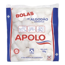 Algodao Bola 100g Branco Apolo