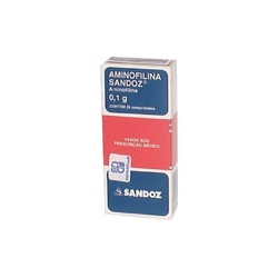 Aminofilina 0,1mg Sandoz 20cp