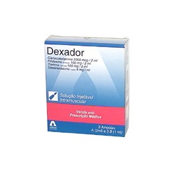 Dexador 3+3 Ampolas 1ml Dexamet+pirid+ti