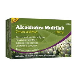 Alcachofra 200mg 30cp Multilab