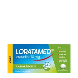 Loratamed 10mg Caixa 12cp Loratadina
