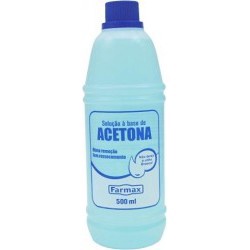 Acetona 500ml Farmax  Removedor Esmalte