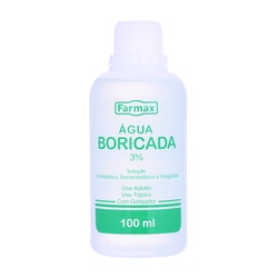 Agua Boricada 3% 100ml Farmax