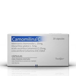 Camomilina C 20 Caps Matricaria+alcacuz