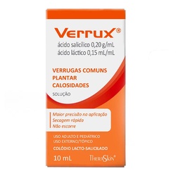 Verrux 10ml Ac Salicilico+colodio Elasti