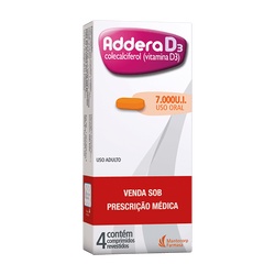 Addera D3 7.000ui 4caps Gel Mole Vit. D