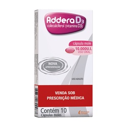 Addera D3 10.000ui 10caps Gel Mole Vit.d