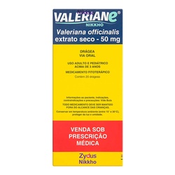 Valeriane 50mg 20cp Valeriana Extr Seco