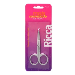 Tesoura Ricca Ponta Curva Inox Unidade