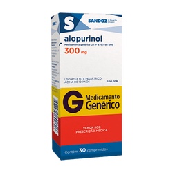 Alopurinol 300mg 30cp Sandoz Generico